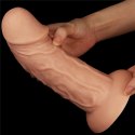 DILDO 9.5'' REALISTIC CURVED DILDO
