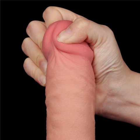 DILDO 9.5'' SLIDING SKIN DUAL LAYER DONG FLESH DILDO 9.5'' SLIDING SKIN DUAL LAYER DONG FLESH