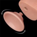 DILDO 9.5'' SLIDING SKIN DUAL LAYER DONG FLESH