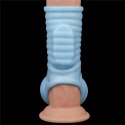 PIERŚCIEŃ VIBRATING WAVE KNIGHTS RING WITH SCROTUM SLEEVE