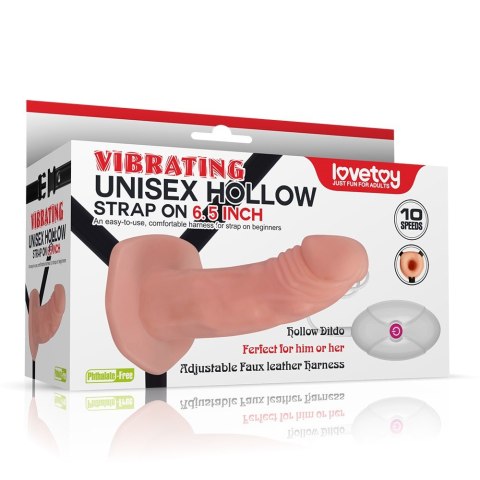 VIBRATING UNISEX HOLLOW STRAP ON VIBRATING UNISEX HOLLOW STRAP ON