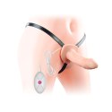VIBRATING UNISEX HOLLOW STRAP ON