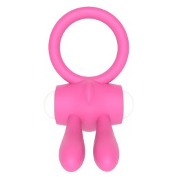 PIERŚCIEŃ POWER CLIT SILICONE COCKRING RÓŻOWY
