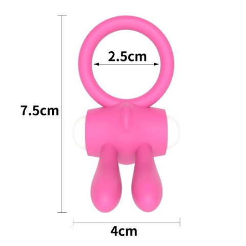 PIERŚCIEŃ POWER CLIT SILICONE COCKRING RÓŻOWY PIERŚCIEŃ POWER CLIT SILICONE COCKRING RÓŻOWY