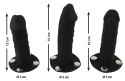 Uprząż Strap-On z 3 dildami XXL Bad Kitty
