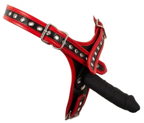 Uprząż Strap-On z 3 dildami L/XL Bad Kitty