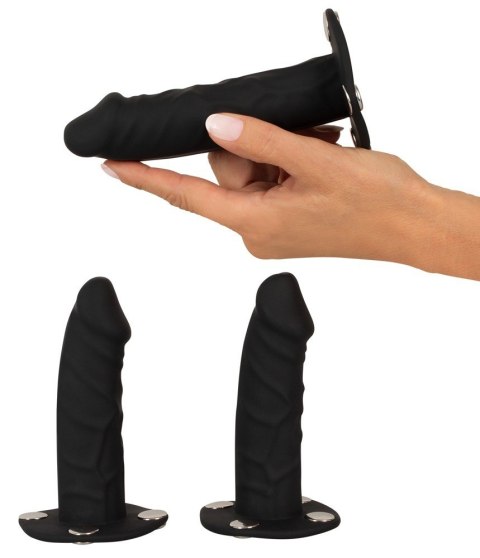 Uprząż Strap-On z 3 dildami L/XL Bad Kitty