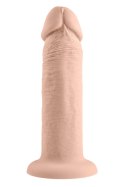EVOLVED 6INCH VIBRATING DONG, LIGHT FLESH