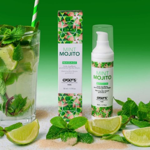 MINT MOJITO Warming gourmet massage oil 50 ml MINT MOJITO Warming gourmet massage oil 50 ml