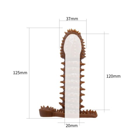 PRZEDŁUŻKA NA PENISA DUŻA GRUBA NAKŁADKA POSZERZA BAILE - Wolftooth Sleeve PRZEDŁUŻKA NA PENISA DUŻA GRUBA NAKŁADKA POSZERZA BAILE - Wolftooth Sleeve