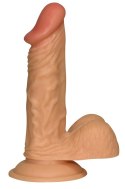 DILDO SZTUCZNY PENIS PRZYSSAWKA REAL CZŁONEK 17 CM