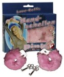 KAJDANKI Z FUTERKIEM - LOVE-CUFFS RÓŻOWE
