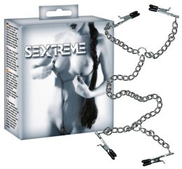 KLAMRY KILPSY ZACISKI ŁAŃCUSZEK SUTKI CIPKA BDSM