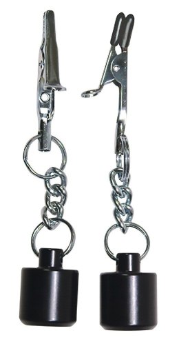 KLIPSY KLAMRY NA SUTKI Z ŁAŃCUSZKIEM ODWAŻNIK BDSM