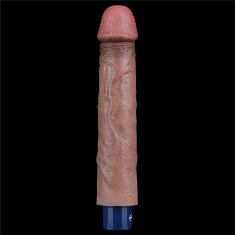 9" REAL SOFTEE Rechargeable Silicone Vibrating Dildo 9" REAL SOFTEE Rechargeable Silicone Vibrating Dildo
