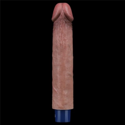 9" REAL SOFTEE Rechargeable Silicone Vibrating Dildo 9" REAL SOFTEE Rechargeable Silicone Vibrating Dildo