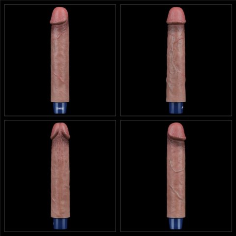 9" REAL SOFTEE Rechargeable Silicone Vibrating Dildo 9" REAL SOFTEE Rechargeable Silicone Vibrating Dildo