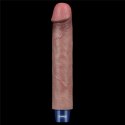 9" REAL SOFTEE Rechargeable Silicone Vibrating Dildo