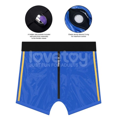 Chic Strap-On shorts (40 - 43 inch waist) Blue Chic Strap-On shorts (40 - 43 inch waist) Blue