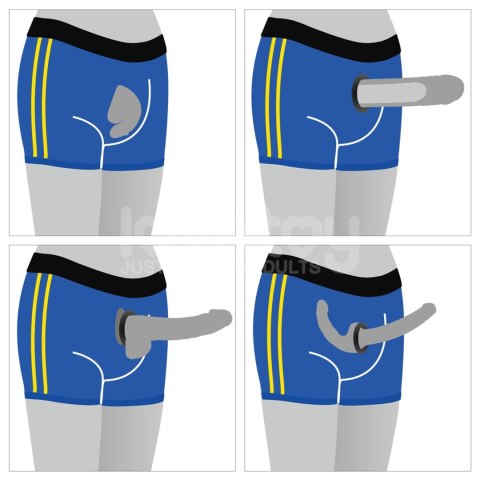 Chic Strap-On shorts (40 - 43 inch waist) Blue Chic Strap-On shorts (40 - 43 inch waist) Blue