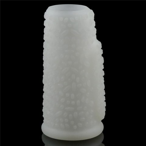 Vibrating Drip Knights Ring (White) Vibrating Drip Knights Ring (White)