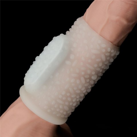 Vibrating Drip Knights Ring (White) Vibrating Drip Knights Ring (White)