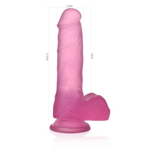 Dildo Jelly Studs Crystal Medium 17,5cm Lovetoy Dildo Jelly Studs Crystal Medium 17,5cm Lovetoy