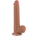 REALISTYCZNE DILDO Z PRZYSSAWKĄ, 22 CM, TPE, ELASTYCZNE, Z PRZYSSAWKĄ