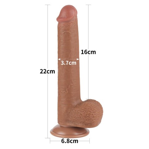 REALISTYCZNE DILDO Z PRZYSSAWKĄ, 22 CM, TPE, ELASTYCZNE, Z PRZYSSAWKĄ REALISTYCZNE DILDO Z PRZYSSAWKĄ, 22 CM, TPE, ELASTYCZNE, Z PRZYSSAWKĄ