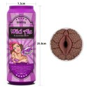 MASTURBATOR W OBUDOWIE PUSZKI PIWA, 19,8 CM, TPE, REALISTYCZNY