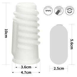Pierścień na penisa Knights Spiral z wibracjami Lovetoy