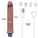 REALISTYCZNY MIĘKKI SILIKONOWY WIBRATOR 24,5CM