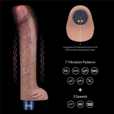REALISTYCZNY DŁUGI WIBRATOR MIŁY MATERIAŁ 27,5 CM REALISTYCZNY DŁUGI WIBRATOR MIŁY MATERIAŁ 27,5 CM