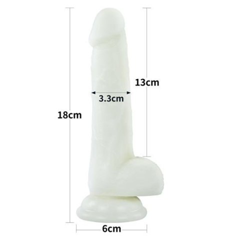Dildo z przyssawką świecące w ciemności Lumino Play 18cm Lovetoy Dildo z przyssawką świecące w ciemności Lumino Play 18cm Lovetoy