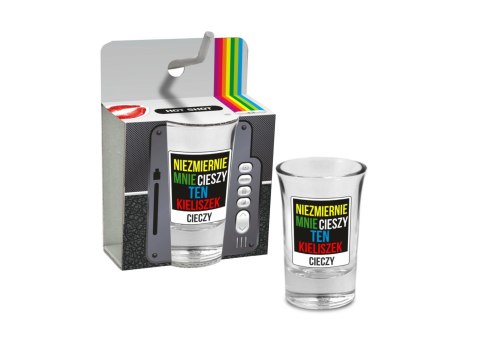 HOT SHOT -kieliszek 35ml - Niezmiernie mnie cieszy ten kieliszek cieczy HOT SHOT -kieliszek 35ml - Niezmiernie mnie cieszy ten kieliszek cieczy