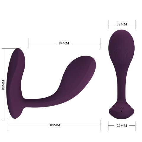 PRETTY LOVE - Baird Purple, 12 vibration functions Mobile APP Long-distance Control PRETTY LOVE - Baird Purple, 12 vibration functions Mobile APP Long-distance Control