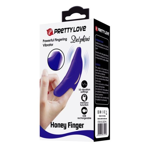 PRETTY LOVE - Delphini, Honey Finger 10 vibration functions PRETTY LOVE - Delphini, Honey Finger 10 vibration functions