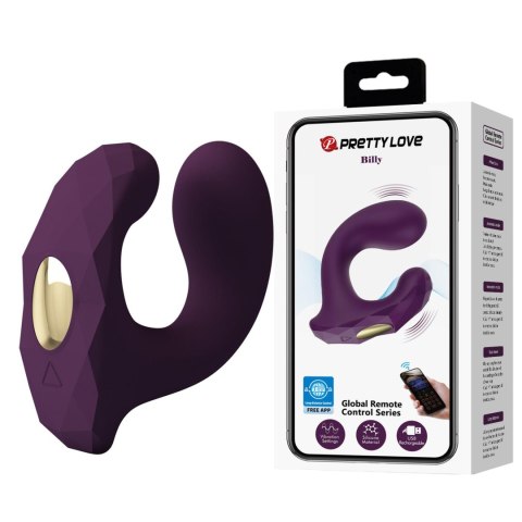 PRETTY LOVE - Billy Purple, 12 vibration functions Mobile APP remote control PRETTY LOVE - Billy Purple, 12 vibration functions Mobile APP remote control
