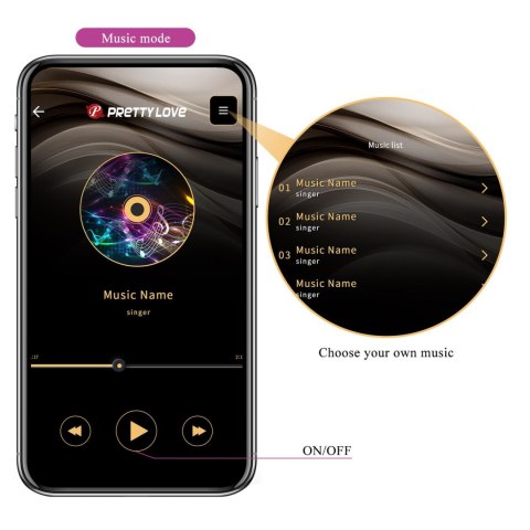 PRETTY LOVE - Billy Purple, 12 vibration functions Mobile APP remote control PRETTY LOVE - Billy Purple, 12 vibration functions Mobile APP remote control