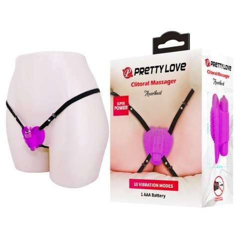 PRETTY LOVE - Clitoral Massager, Heartbeat, 10 vibration functions PRETTY LOVE - Clitoral Massager, Heartbeat, 10 vibration functions
