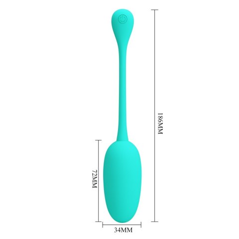 Jajeczko z wibracjami Knucker Green Pretty Love Jajeczko z wibracjami Knucker Green Pretty Love