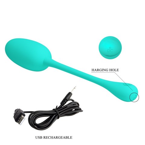 Jajeczko z wibracjami Knucker Green Pretty Love Jajeczko z wibracjami Knucker Green Pretty Love
