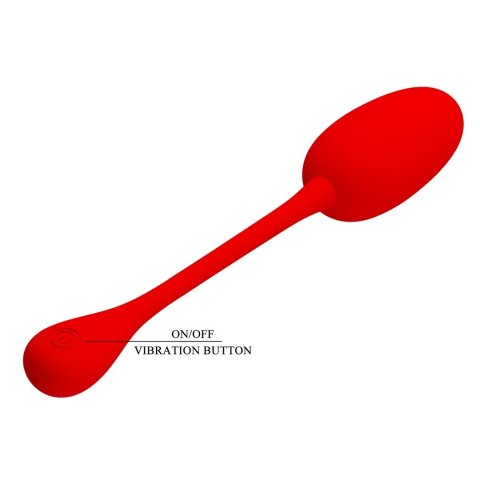 Jajeczko z wibracjami Knucker Red Pretty Love