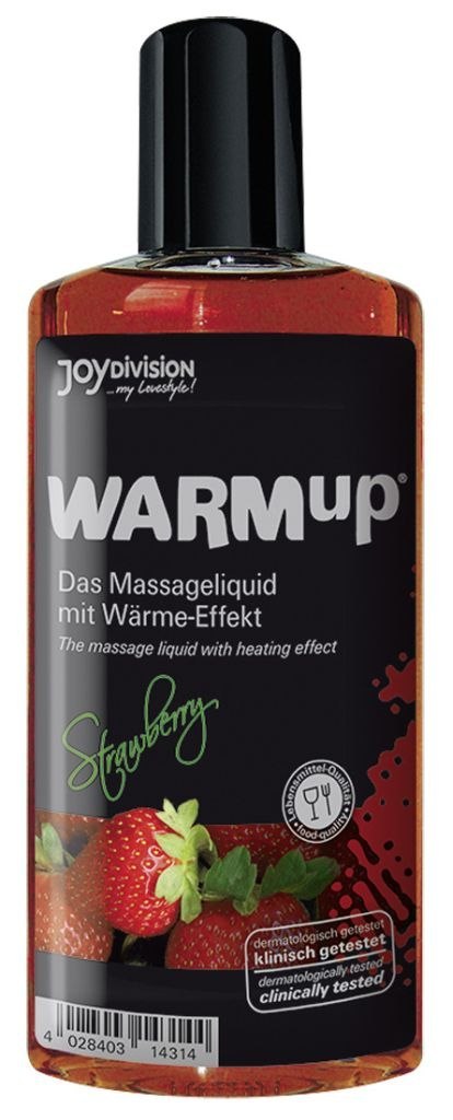 OLEJEK DO MASAŻU TRUSKAWKA 150 ML WARMUP