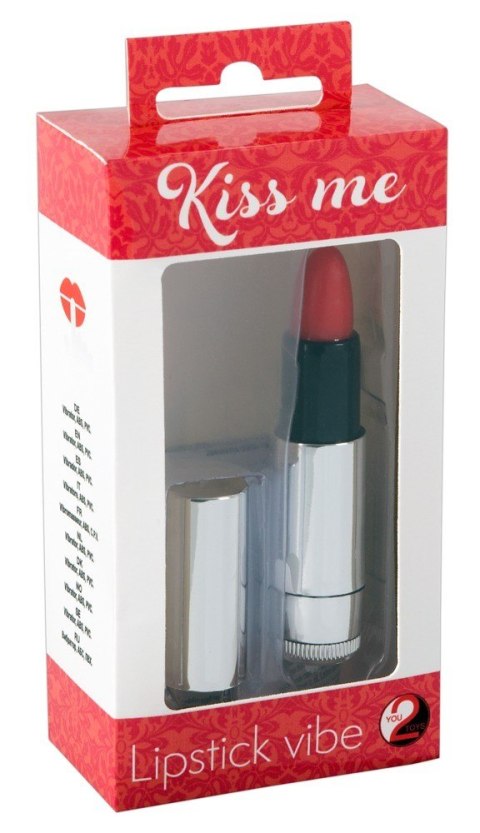 WIBRATOR KISS ME LIPSTICK VIBE SZMINKA MINI MAŁY WIBRATOR KISS ME LIPSTICK VIBE SZMINKA MINI MAŁY