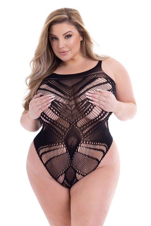 BACI JACQUARD BODYSUIT BLACK, QUEEN BACI JACQUARD BODYSUIT BLACK, QUEEN
