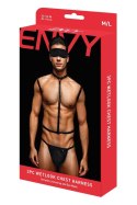 ENVY 3 PCS WETLOOK CHEST HARNESS, M/L
