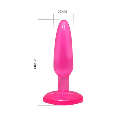 BAILE- BUTT PLUG PINK / RED BAILE- BUTT PLUG PINK / RED