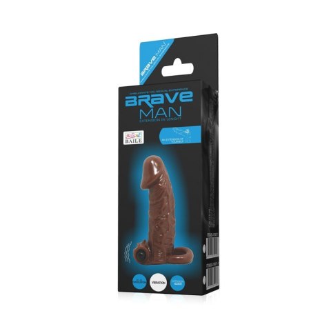 Nakładka na penisa Brave Man 15cm LyBaile Nakładka na penisa Brave Man 15cm LyBaile