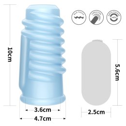 Pierścień na penisa Knights Spiral z wibracjami Lovetoy